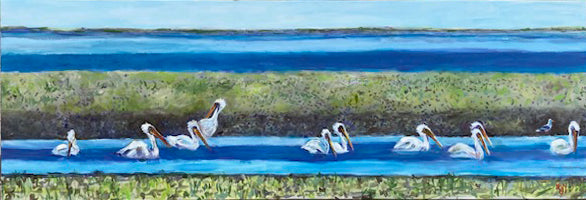 White Pelicans image 0
