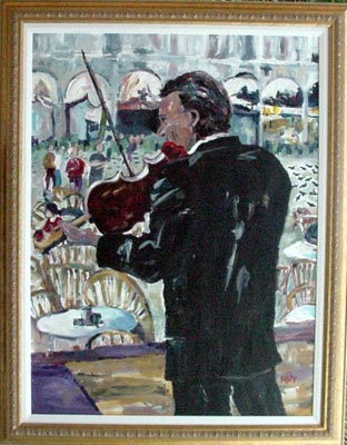 Musician at St. Mark's Square image 0